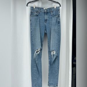 AGOLDE destressed skinny jeans (stretch)
